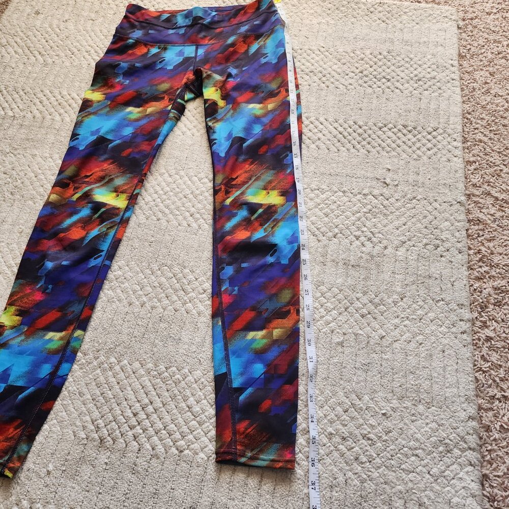 Athleta Sonar Colorburst Rainbow Leggings XS – Full Length, Multicolor - Picture 7 of 16